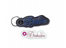 Stickdatei - ITH Anhänger Daheim